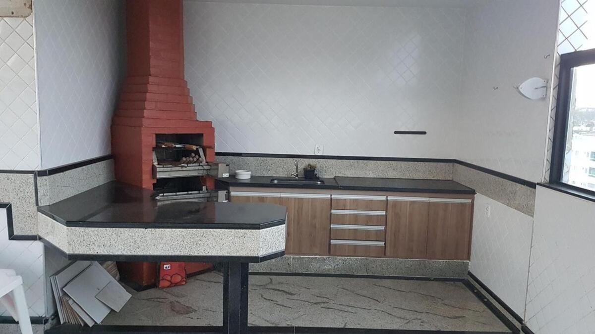Guarapari Praia - Cobertura 6 Quartos Com Piscina E Churrasqueira Exteriör bild