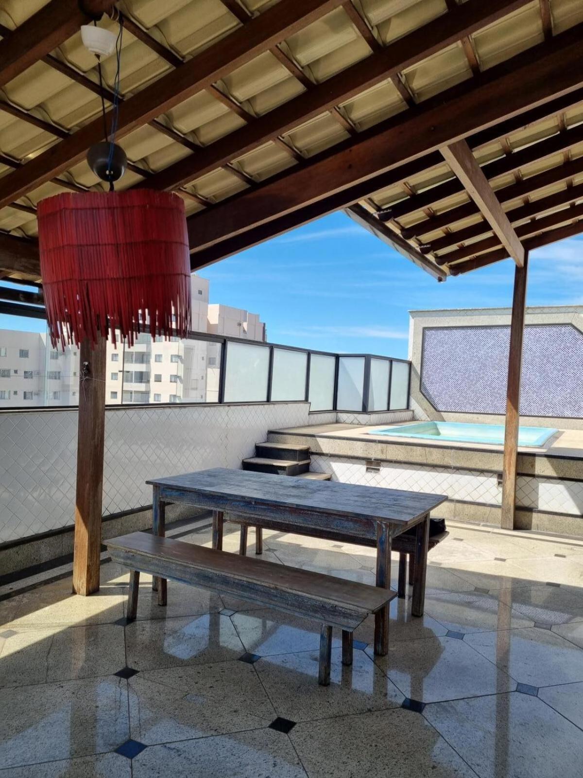 Guarapari Praia - Cobertura 6 Quartos Com Piscina E Churrasqueira Exteriör bild
